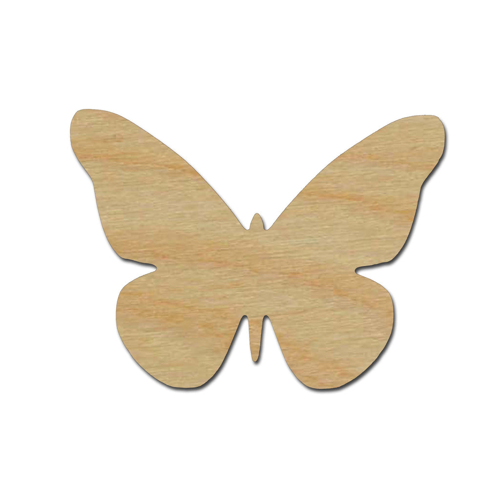 Butterfly Shape Unfinished Wood Craft Cutout Variety of Sizes #04