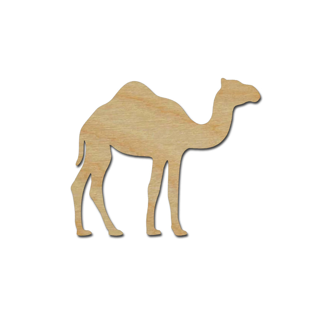 Camel Unfinished Wood Cutout Animal Shapes Variety of Sizes