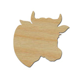 Cow Head Wood Cut Out