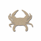 Crab Shape Unfinished Wood MDF Cutout