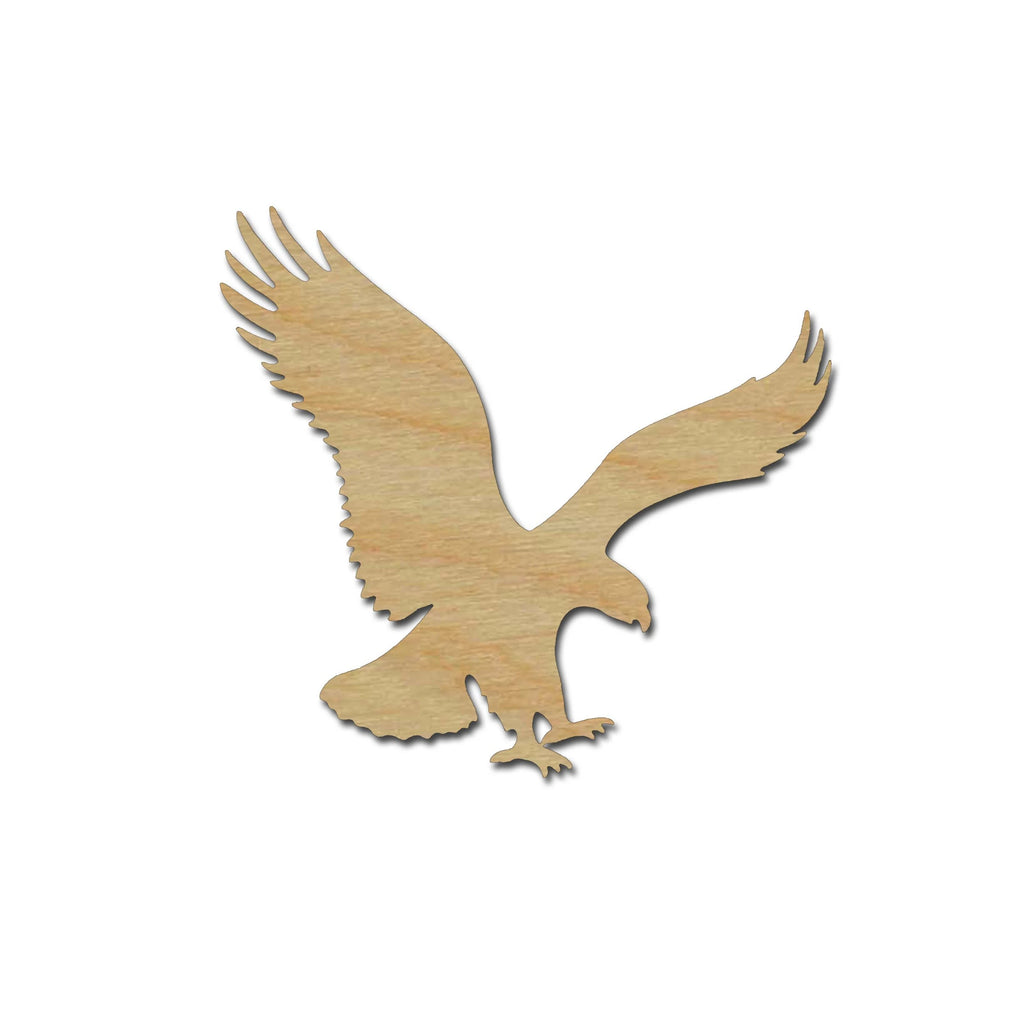 Eagle Flying Unfinished Wood Craft Cut Outs Bird Shapes Variety of Sizes #003