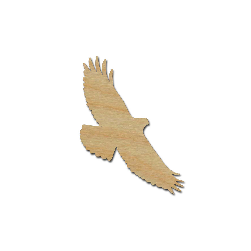 Eagle Flying Bird Shape Wood Cutouts Unfinished DIY Crafts Variety of Sizes #001