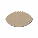 Football  Shape Unfinished Wood Cutout Variety of Sizes