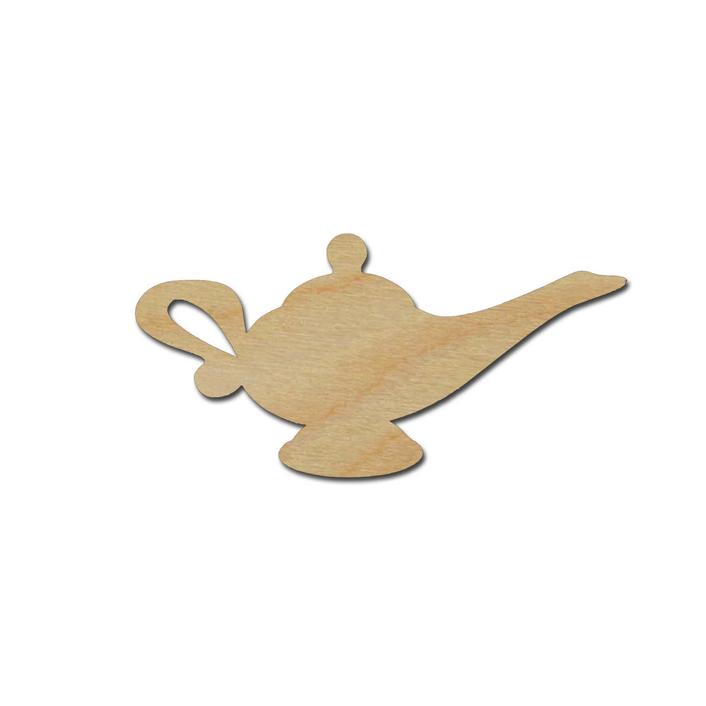 Genie Lamp Shape Unfinished Wood Cutouts Variety of Sizes