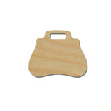 Handbag Purse Shape Unfinished Wood Craft Cut Outs 