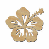 hibiscus flower wood cutout