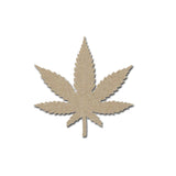 Marijuana Leaf Unfinished MDF Cutout