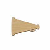 Megaphone Shape Wood Cut Out 