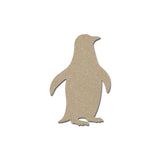penguin shape unfinished MDF cut outs