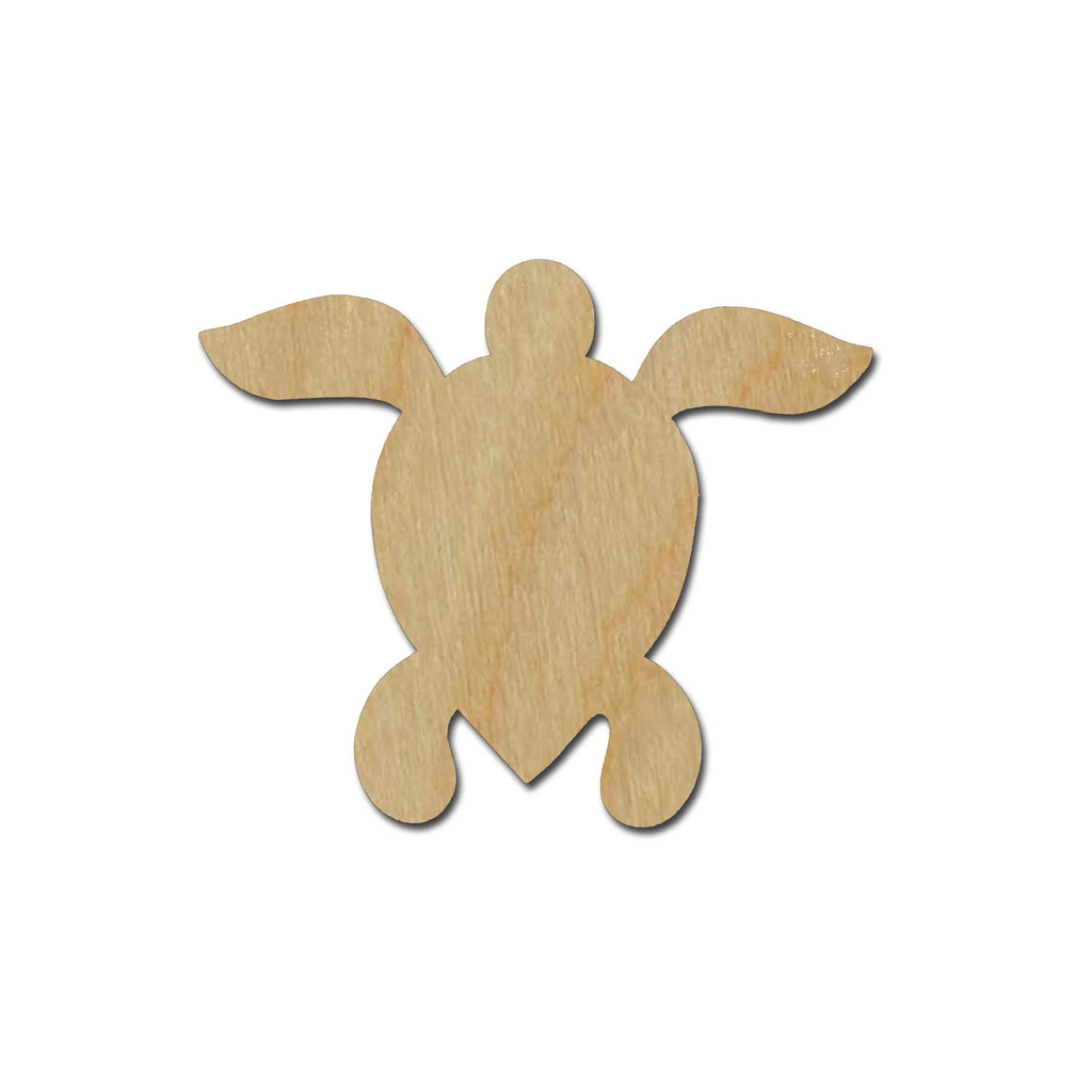 Sea Turtle Unfinished Wood Cutout Sea Life Theme Variety of Sizes
