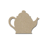 Teapot Shape Unfinished MDF Craft Cut Outs