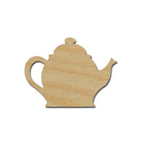 Teapot Shape Unfinished Wood Craft Cut Outs