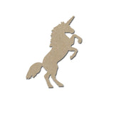 Unicorn Shape Unfinished Wood MDF Craft Cut Outs 