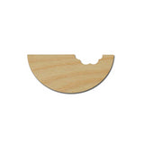 Watermelon Slice Shape Unfinished Wood Fruit Craft Cutouts