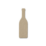 wine bottle shape unfinished wood MDF cutout
